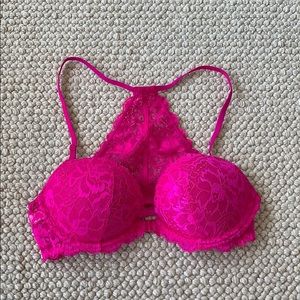 Vibrant pink bra